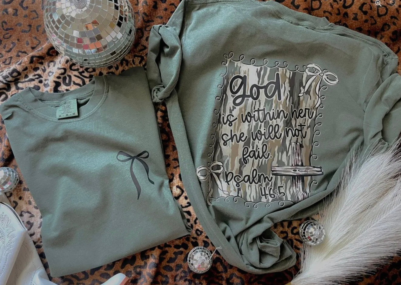 God is Within Her Comfort Colors T-shirt