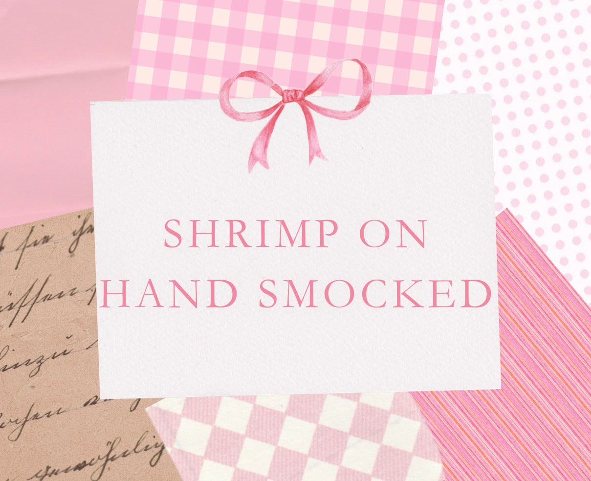 Shrimp On Hand Smocked