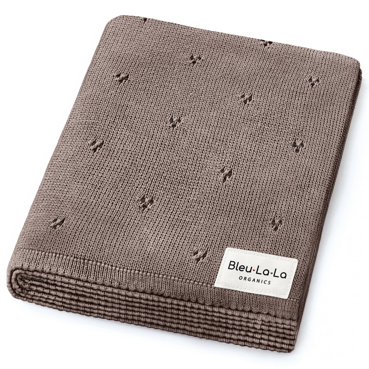 100% Organic Cotton Pointelle Baby Blanket