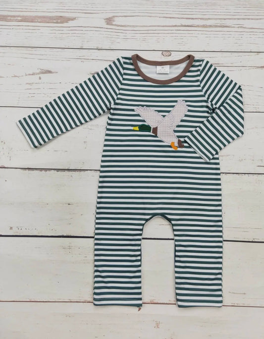 Striped Duck Romper