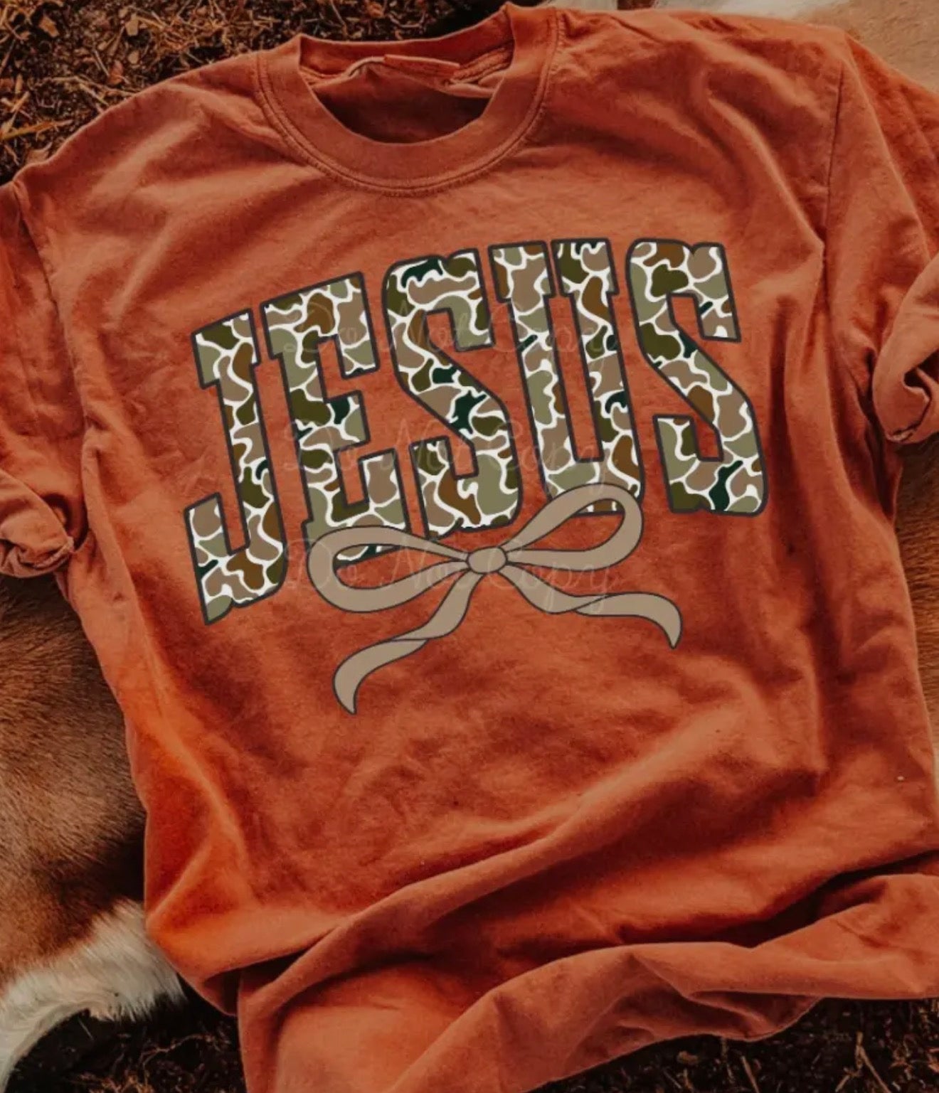 Camo Jesus Comfort Colors T-shirt