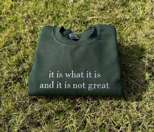 It Is What It Is Sweatshirt