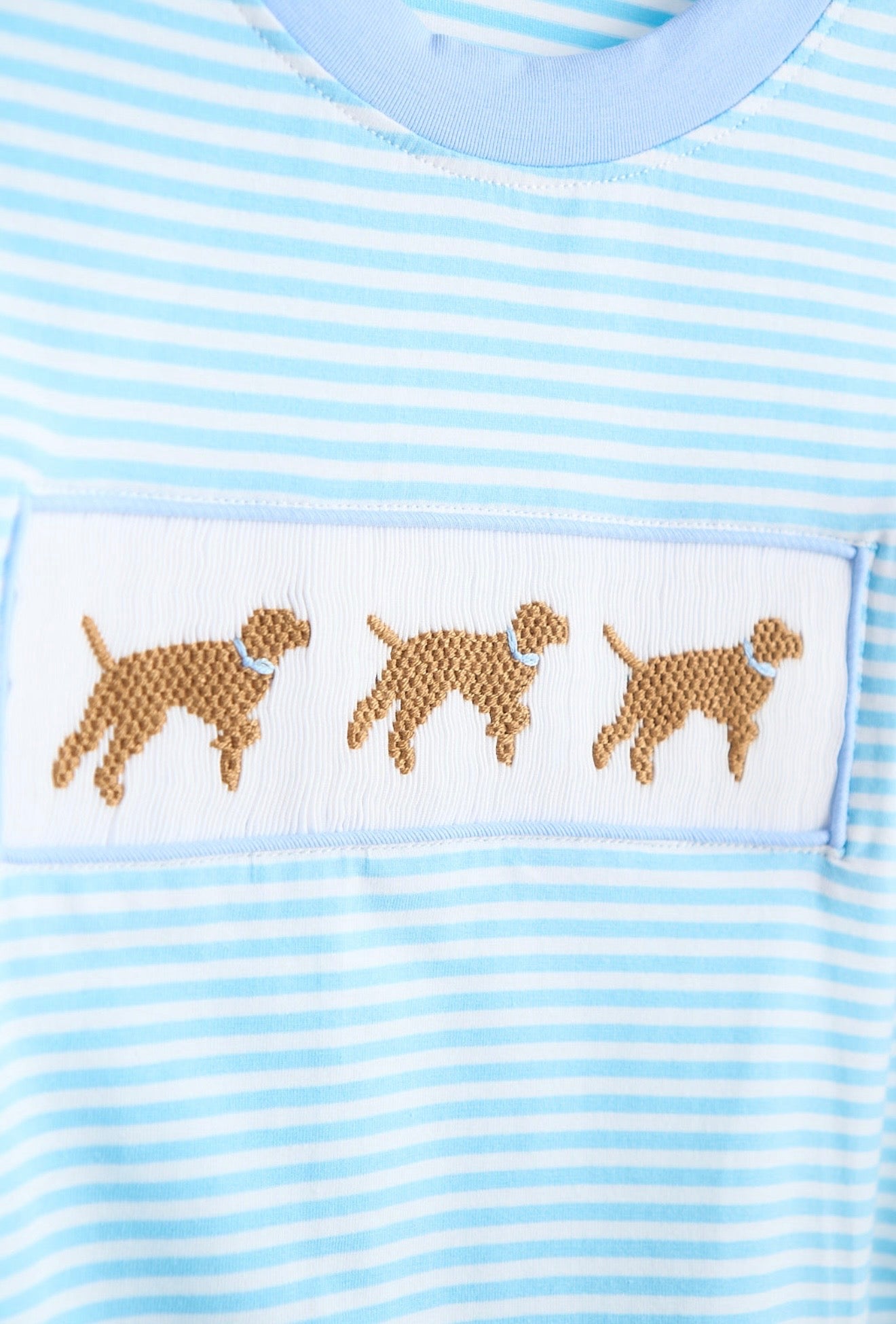 Puppy Hand Smocked Shirt