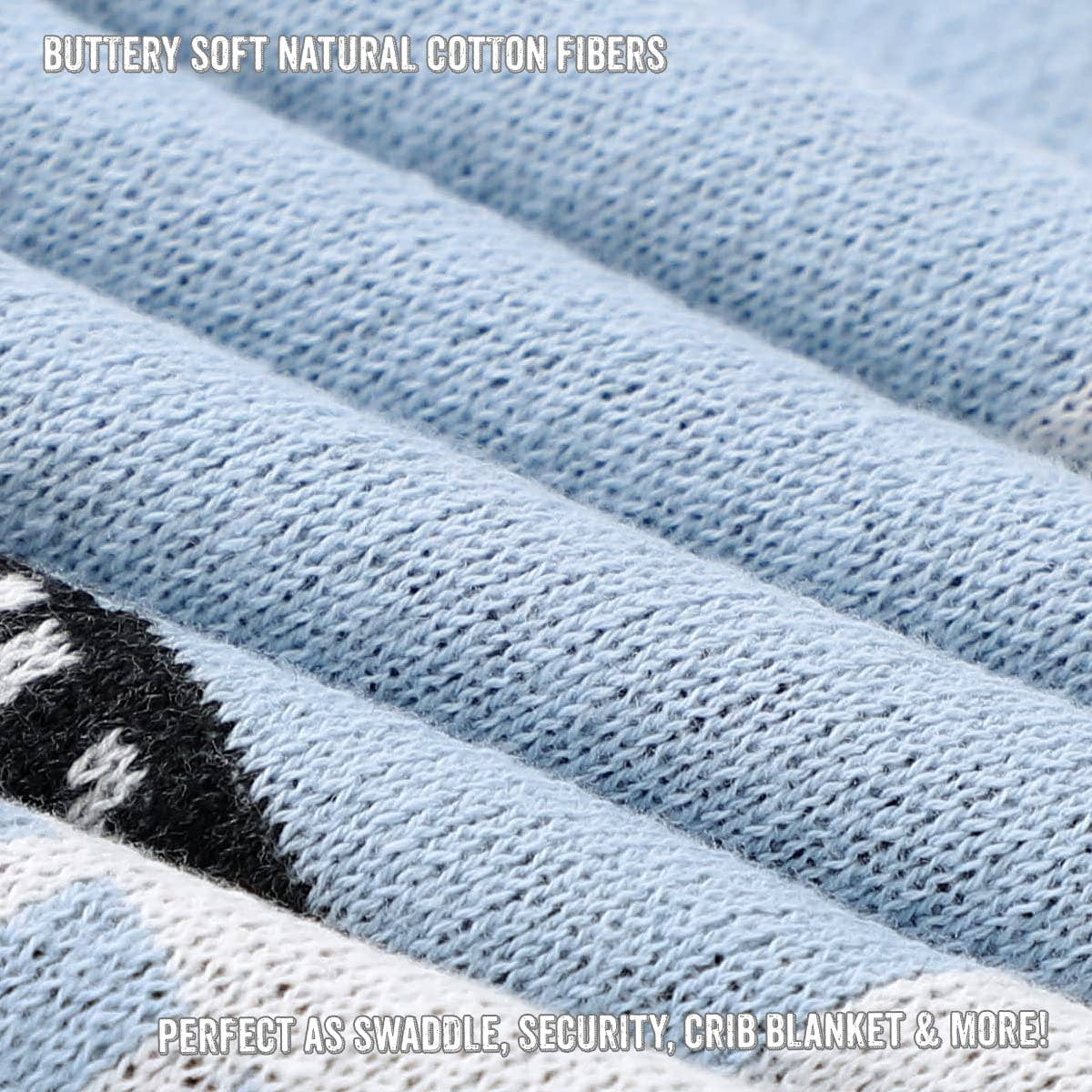 100% Luxury Cotton Baby Blanket